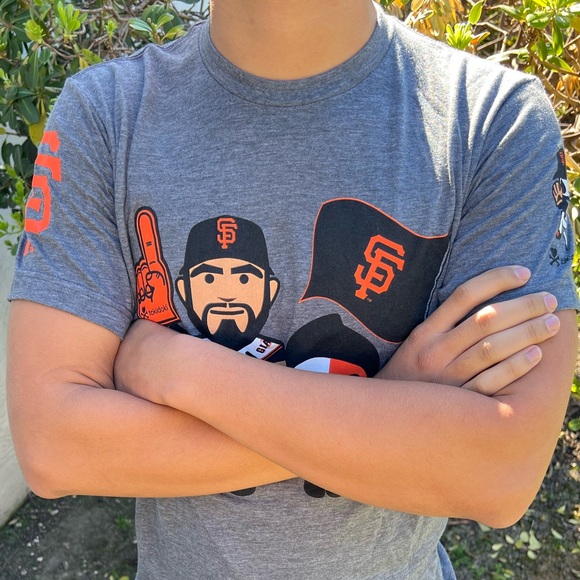 TOKIDOKI SAN FRANCISCO GIANTS MEN T SHIRT BASEBALL TEAM SERGIO ROMO MLB TULTEX M - Picture 5 of 16